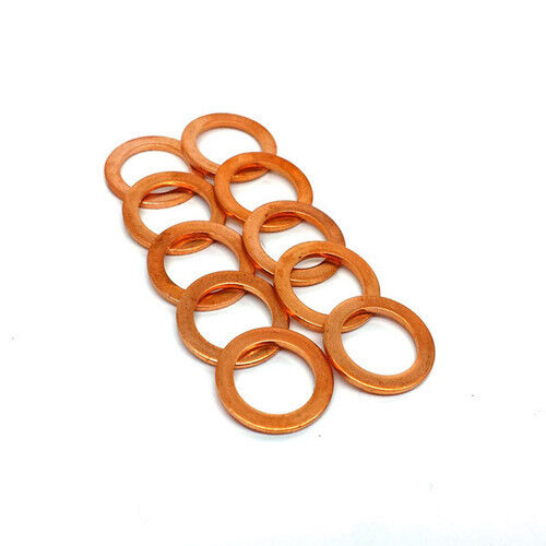 HEL Performance Copper Crush Washers - M11 or 7/16" (10 Pack)