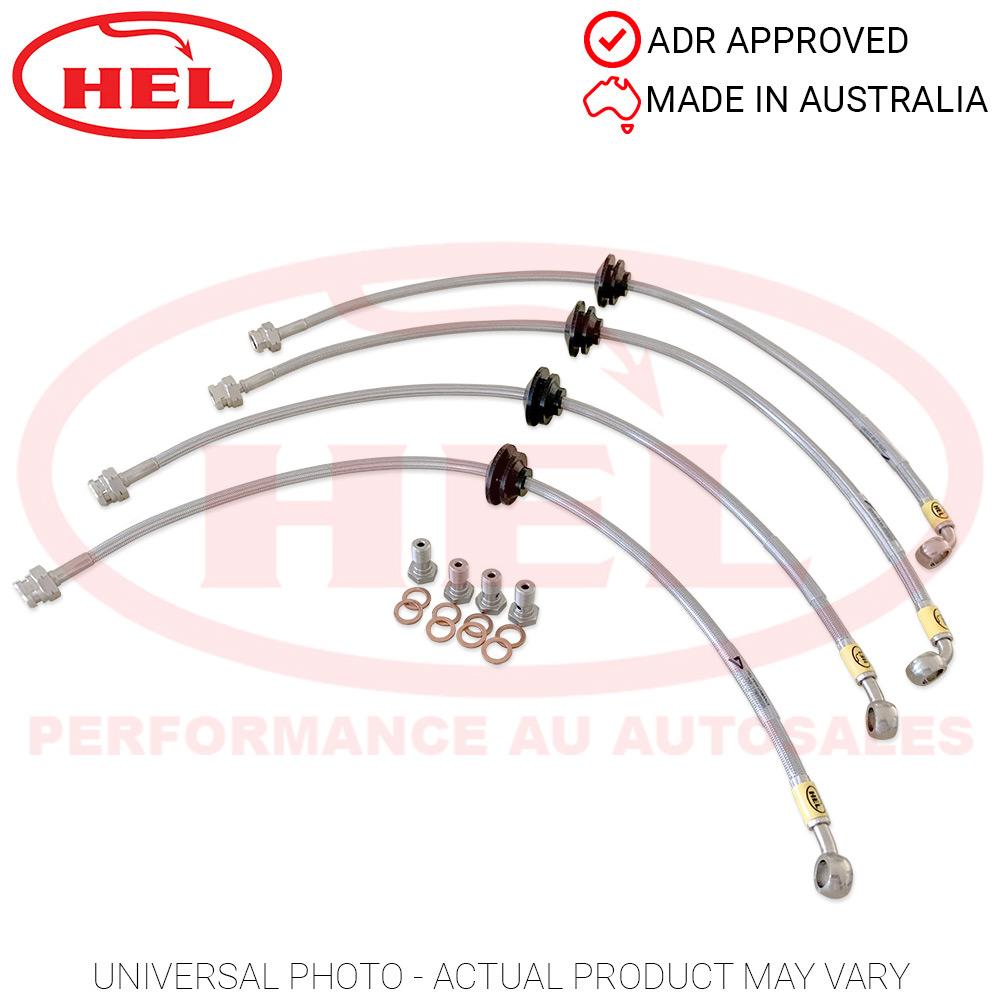 HEL Performance Braided Brake Lines - Mazda 2 1.3 TS 07-