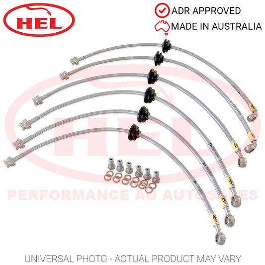 HEL Performance Braided Brake Lines - Honda Jazz 1.4 DSE 01-
