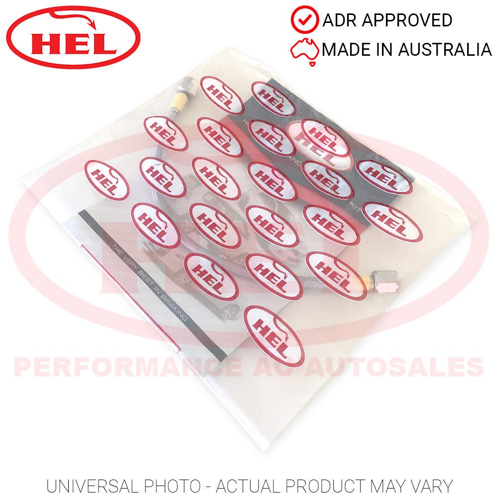 HEL Performance Braided Clutch Line Kit - Mitsubishi Evo 4 (OEM Length) - HEL Performance AU Autosales