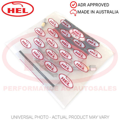HEL Performance Braided Clutch Line Kit - Mitsubishi Evo 8-9 (OEM Length) - HEL Performance AU Autosales