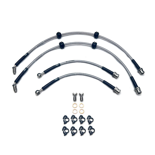 HEL Braided Brake Lines - Audi RS4 B9 2.9 TFSi with Steel Discs 2018-