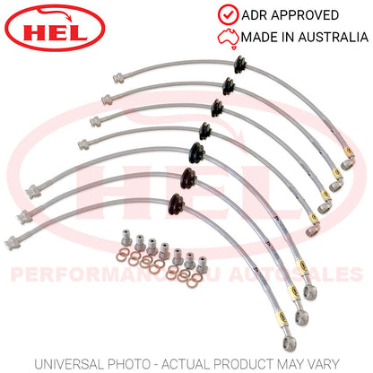 HEL Braided Brake Lines Toyota Landcruiser 105 Series FZJ105 4.5l (w'ABS, +4")