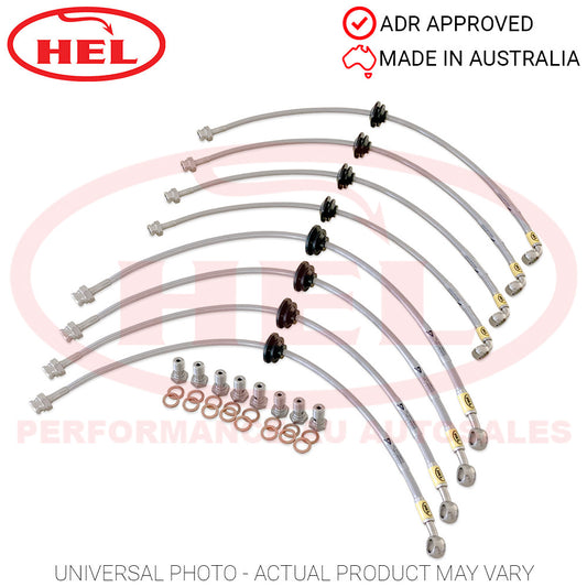 HEL Braided Brake Lines LandCruiser 76 78 79 Series DPF model 2017- (+2" Lift) - HEL Performance AU Autosales