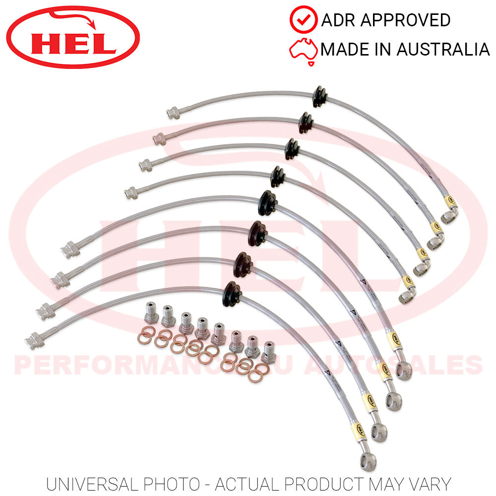 HEL Braided Brake Lines LandCruiser 76 78 79 Series DPF model 2017- (+4" Lift) - HEL Performance AU Autosales