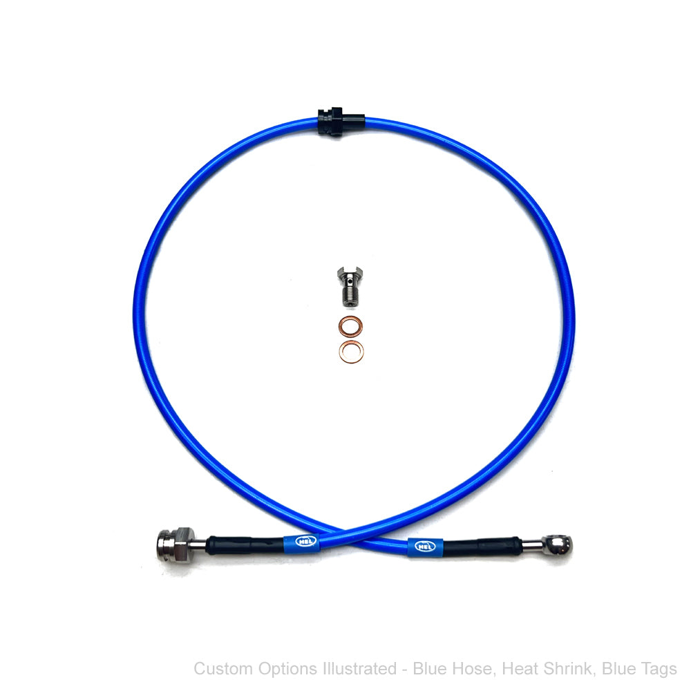 HEL Performance Braided Clutch Line Kit - Mitsubishi Evo 5-6 (1/2 Length Spec) - HEL Auto