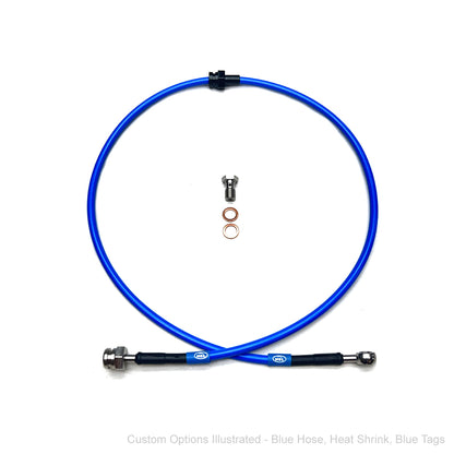 HEL Performance Braided Clutch Line Kit - Mitsubishi Evo 5-6 (1/2 Length Spec) - HEL Auto