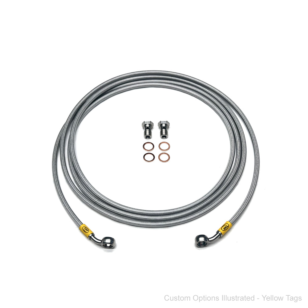 HEL Performance Braided Clutch Line - MG TF 1.8 02-05 (Full Length)