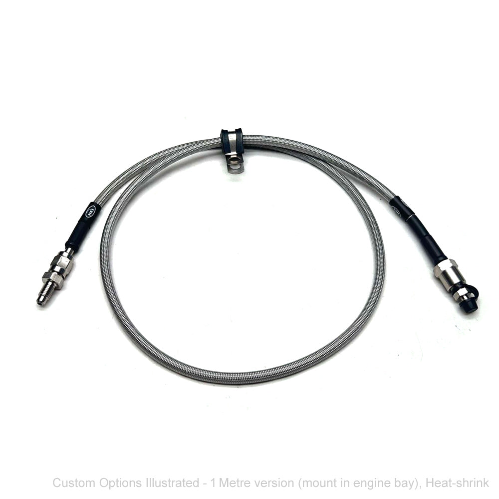 HEL Braided Remote Bleeder Bleed Line Kit - Tremec TR6060 Gearbox Ford FG Falcon plastic CSC