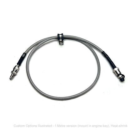 HEL Braided Remote Bleeder Bleed Line Kit - Tremec TR6060 Gearbox Ford FG Falcon plastic CSC