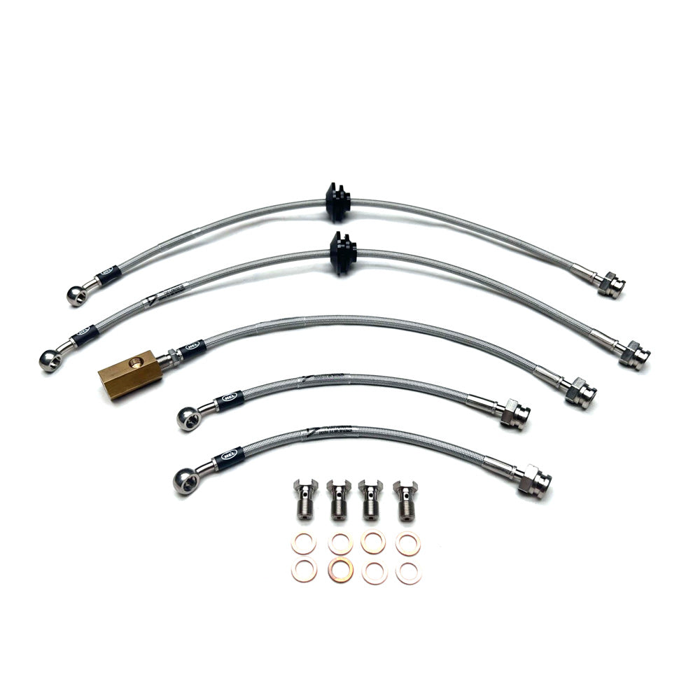 HEL Performance Braided Brake Line Kit - Holden Commodore VR VS Ute (Non-IRS, Rear Disc)
