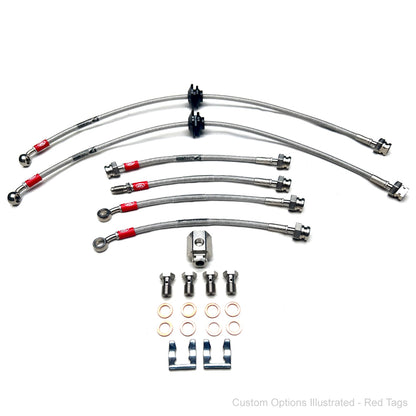 HEL Braided Brake Line Kit - Holden Commodore VT/VU/VX/VY/VZ (IRS, NON Traction Control)