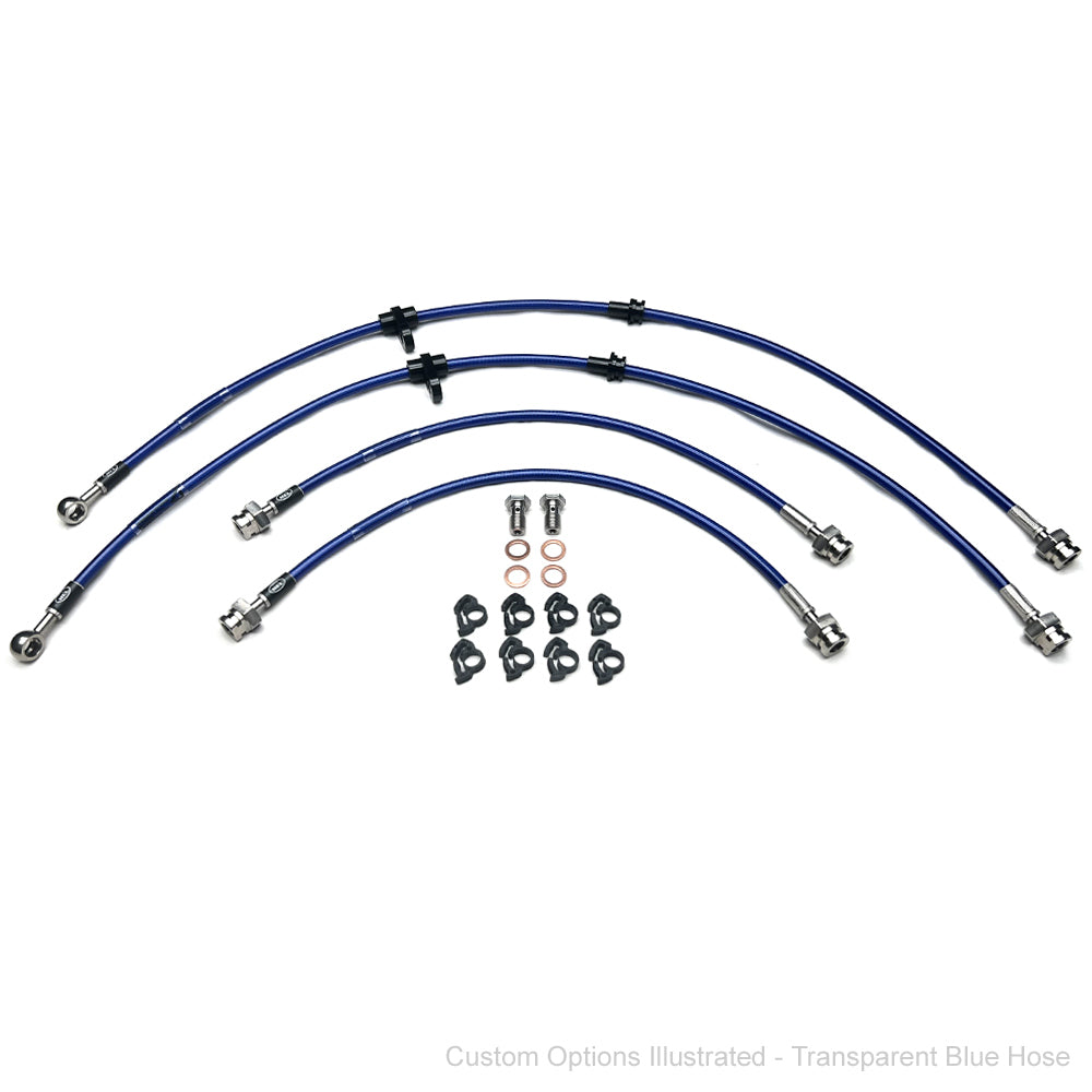HEL Performance Braided Brake Line Kit - Mitsubishi Triton 4x4 MN/ML (2" Lift) - HEL Auto