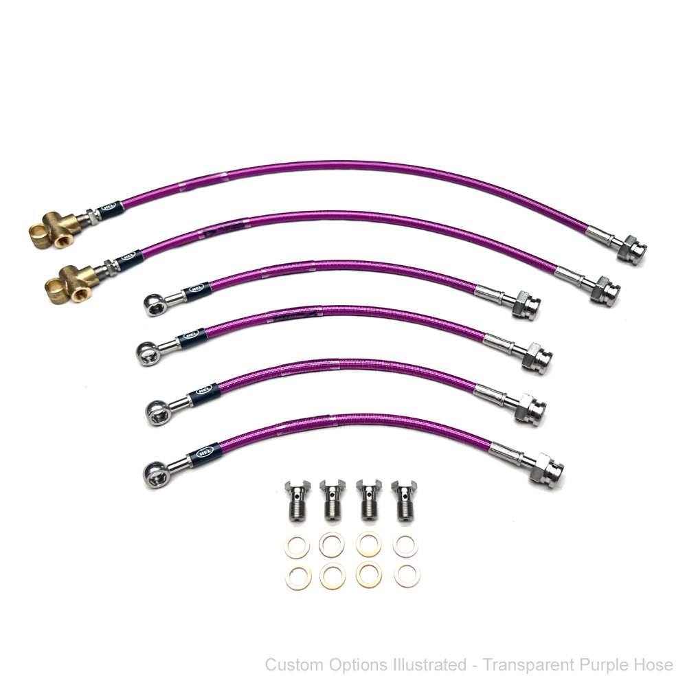 HEL Performance Braided Brake Line Kit - Nissan GQ Patrol Y60 (3" Lift)