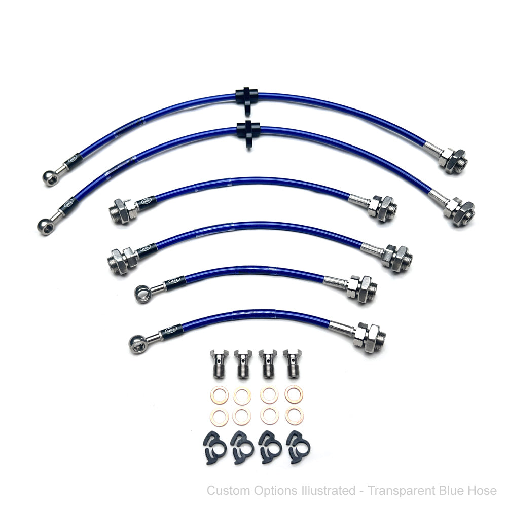 HEL Performance Braided Brake Line Kit - Toyota Starlet EP82 89-95