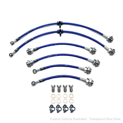 HEL Performance Braided Brake Line Kit - Toyota Starlet EP82 89-95