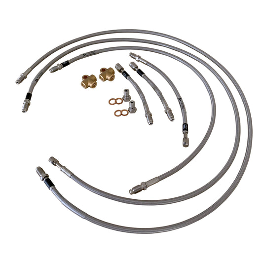 HEL Performance Braided ABS Delete Brake Line Kit for Toyota Chaser JZX90/JZX100