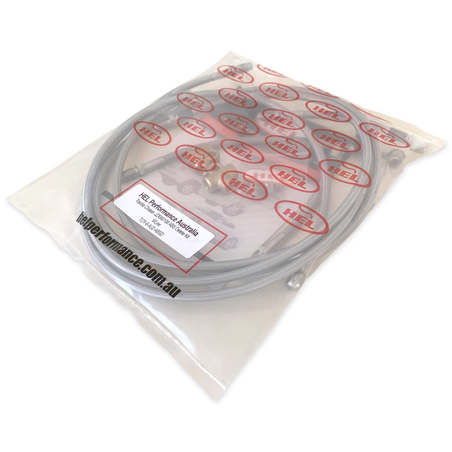 HEL Performance Braided ABS Delete Brake Line Kit for Toyota Chaser JZX90/JZX100