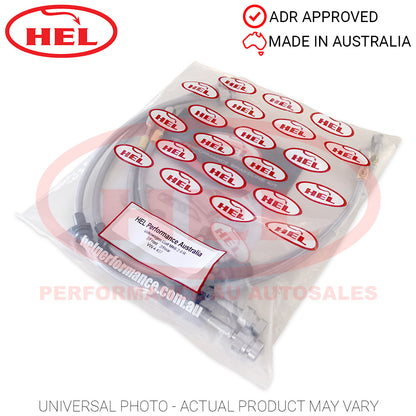 HEL Performance Braided Brake Lines - Ford Fiesta MK3 1.6i 94-95 (Non-ABS)