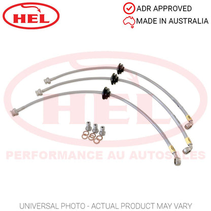 HEL Performance Braided Brake Line Kit - Toyota Starlet KP60 80-85 - HEL Performance AU Autosales