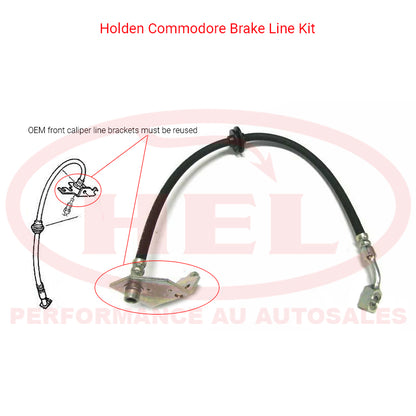 HEL Brake lines Holden Commodore VF2 SS-V Redline (Brembo Fr & Rr) 15-19